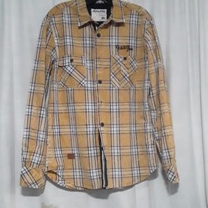 Jack and Jones plaid button shirt.